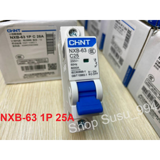 Mcb tép chint nxb-63 1p 25a dòng cắt 6ka