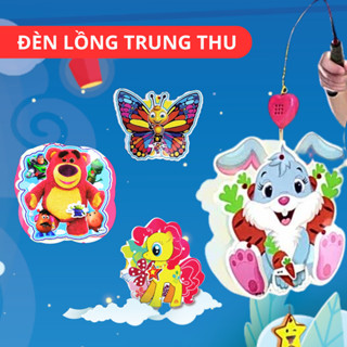 Đèn Lồng Trung Thu Nhiều Hình Cute Thỏ Gấu Siêu Nhân BDcare