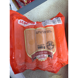 Xúc xích tươi xông khói 500gr/10 cây
