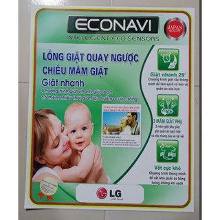 Tem máy giặt LG