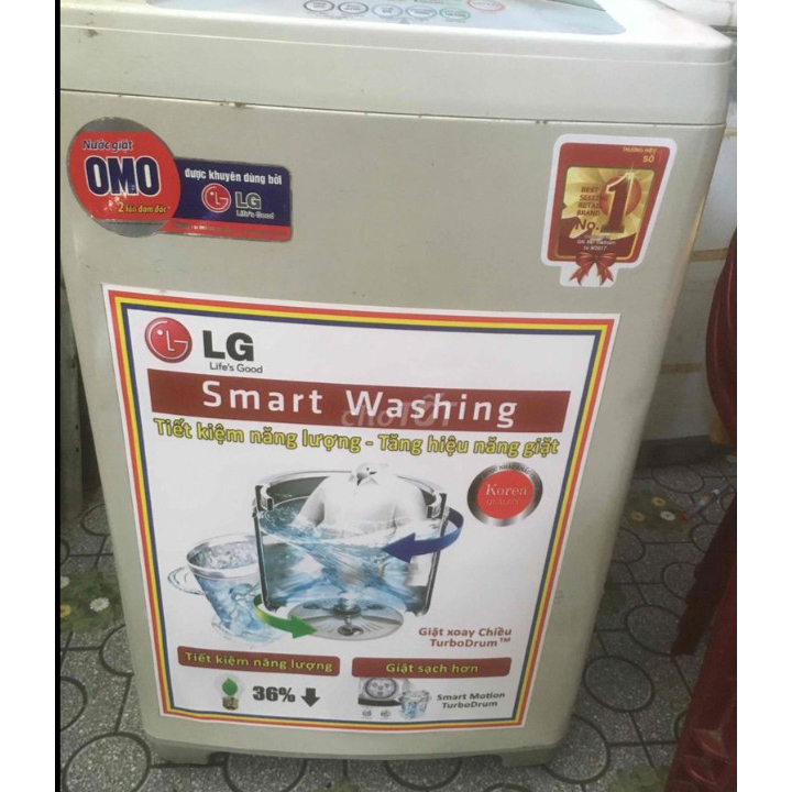 Tem máy giặt LG