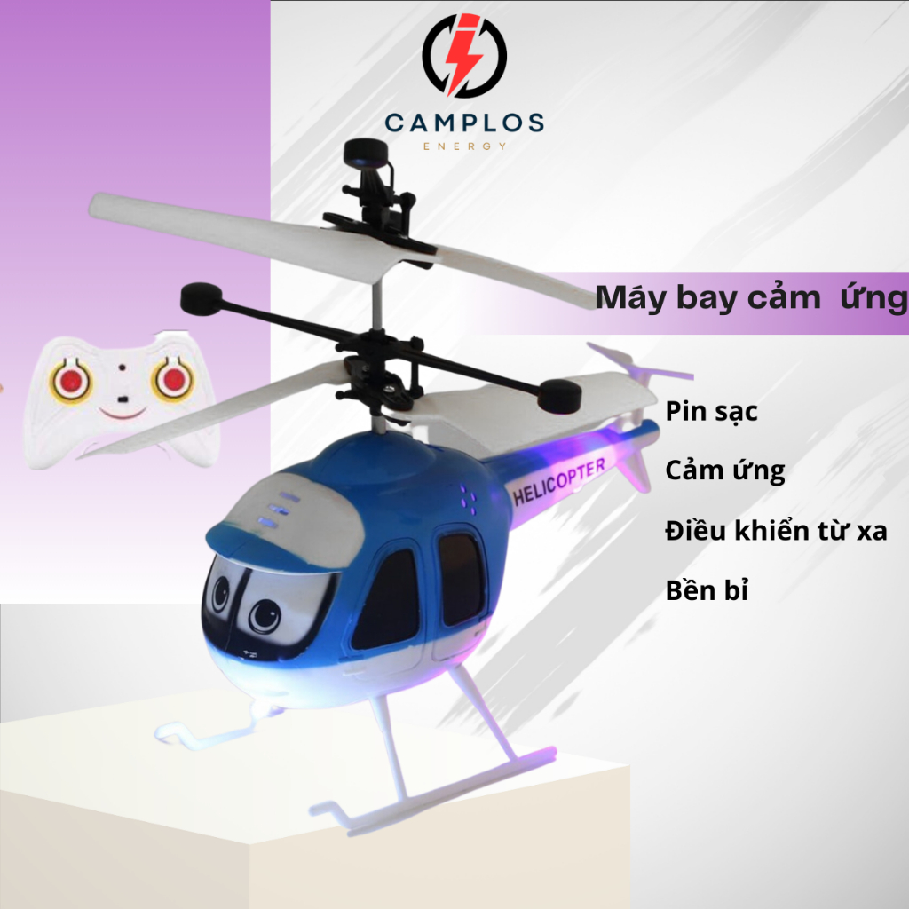 Đồ chơi máy bay điều khiển từ xa cảm ứng vui nhộn trực máy bay trực thăng cảm ứng có điều khiển