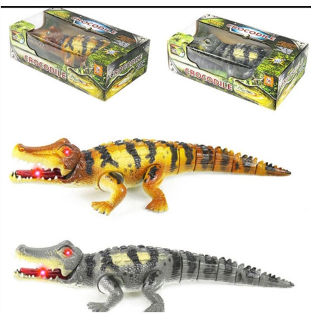 Cá sấu chạy pin di chuyển được phát ra âm thanh cho bé