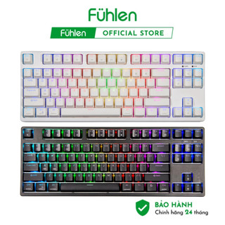 Bàn phím cơ không dây fuhlen t87s pro rgb 3-mode hotswap led rgb 16.8 triệu màu - bảo hành 2 năm