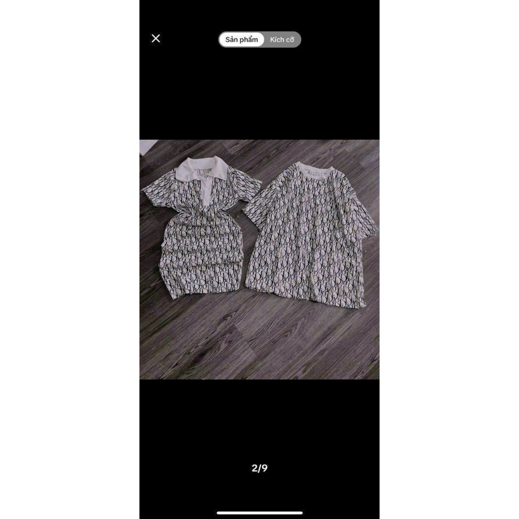 Set đồ đôi nam nữ siêu hot cho cặp đôi phong cách trẻ trung sang trọng chấtq thun quảng châu siêu xịn