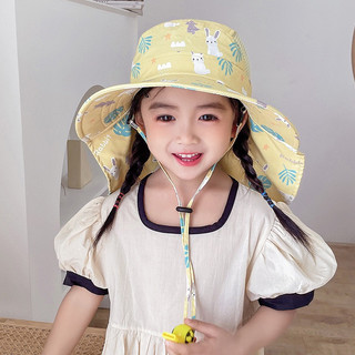Mũ Nón Trẻ Em rộng vành che nắng chống tia UV hình thú ngộ nghĩnh đáng yêu