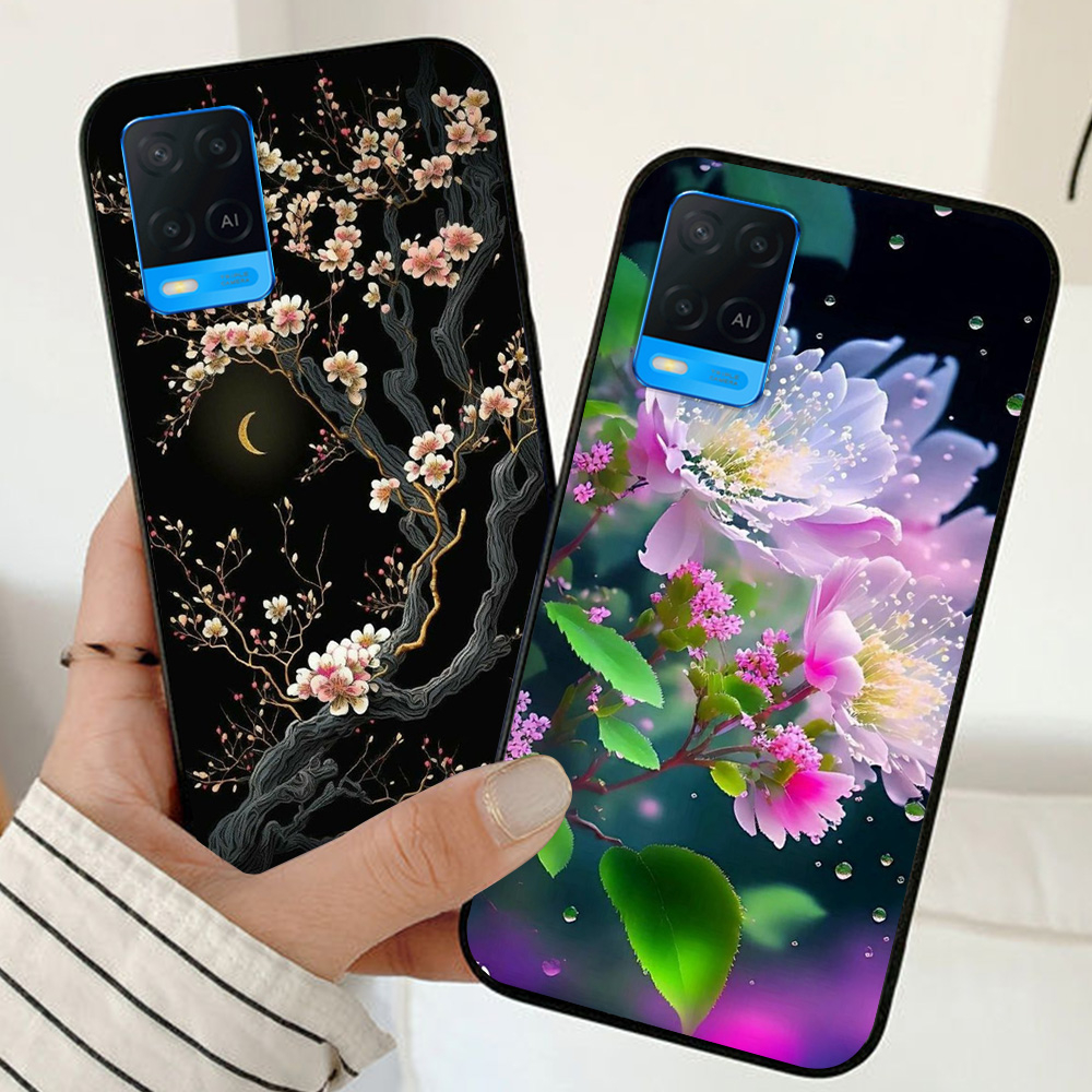 Ốp lưng oppo a54 4g / oppo a54 5g in hình hoa phong cách nhẹ nhàng