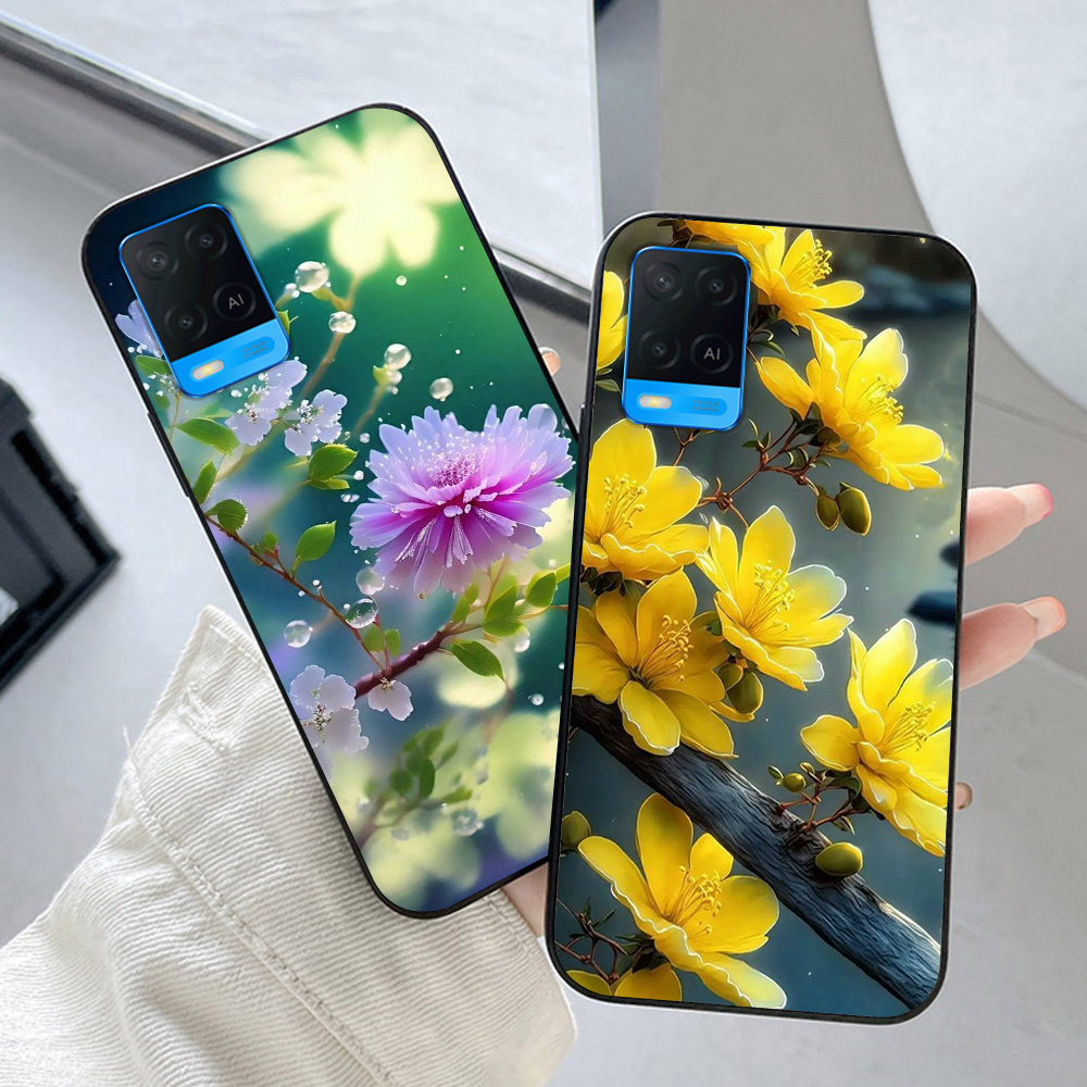 Ốp lưng oppo a54 4g / oppo a54 5g in hình hoa phong cách nhẹ nhàng