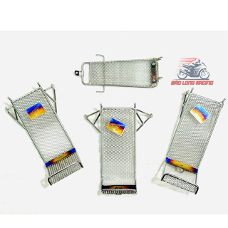 Baga lưới Xiken Inox 100% Sáng Bóng gắn xe máy Sirius Fu Led Wave A RS 100 waveA110 Wave RSX Wave Nhỏ Exciter....