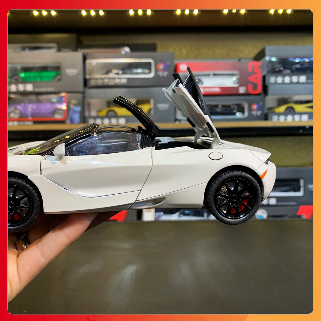 Mô hình xe Mclaren 720s Spider tỉ lệ 1:24 CHEZHI