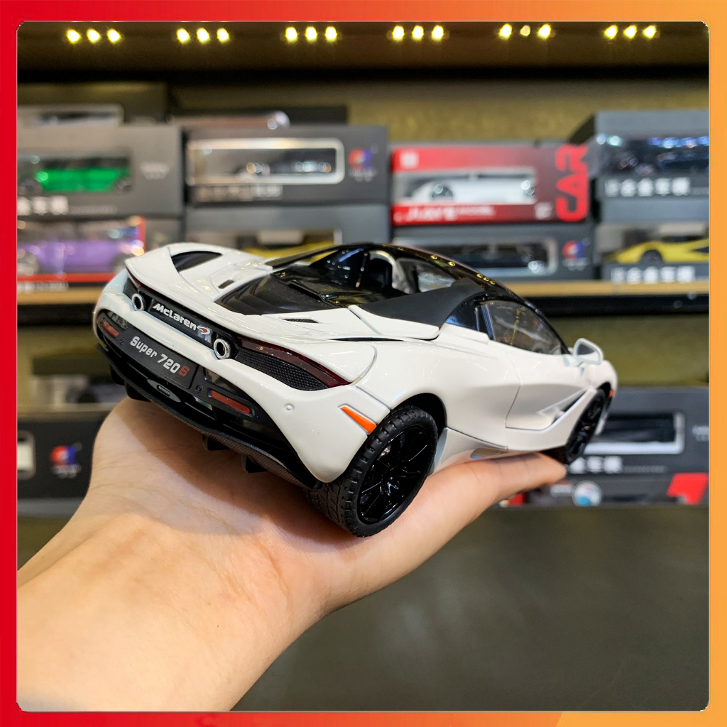Mô hình xe Mclaren 720s Spider tỉ lệ 1:24 CHEZHI