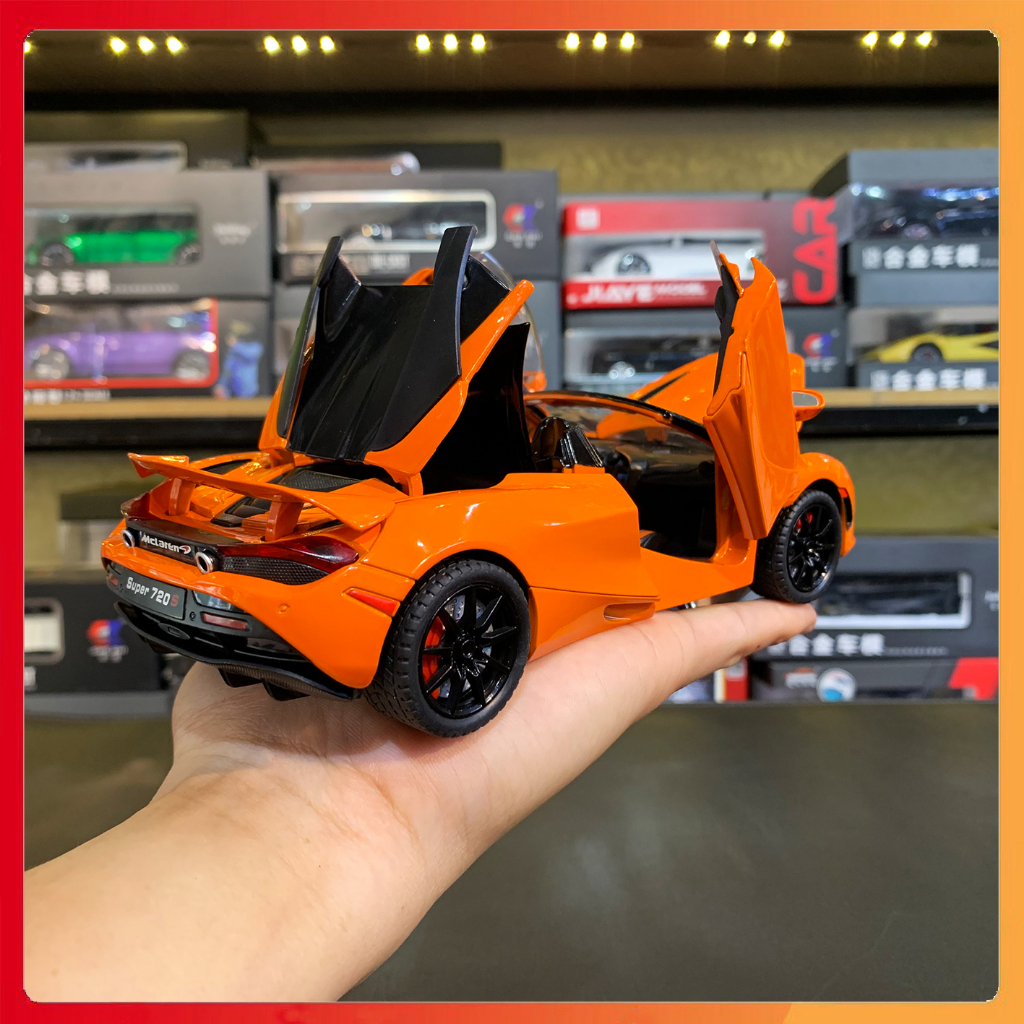 Mô hình xe Mclaren 720s Spider tỉ lệ 1:24 CHEZHI