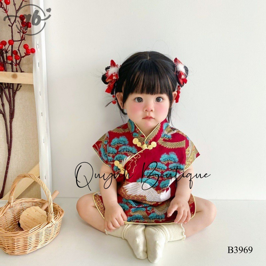 Váy Đầm Bé Gái Váy Trung Hoa Quỳnh Boutique