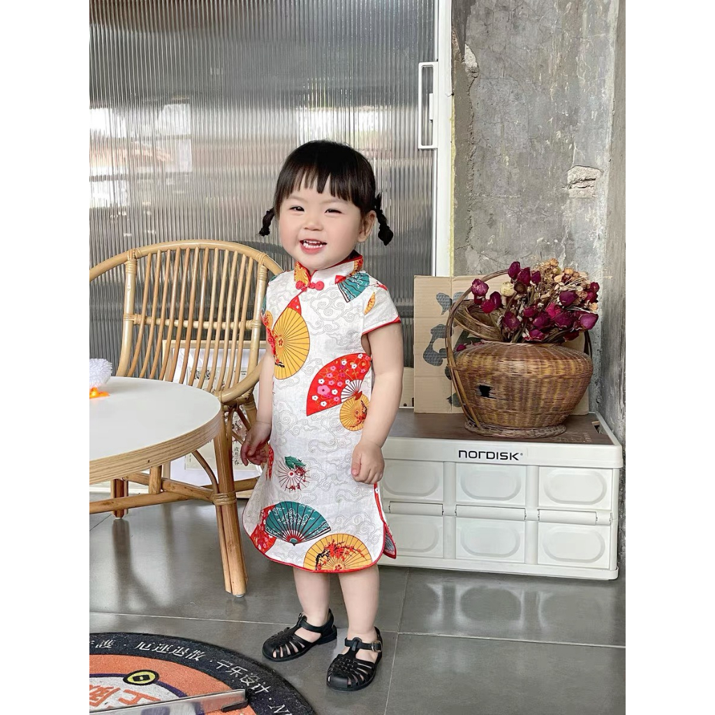 Váy Đầm Bé Gái Váy Trung Hoa Quỳnh Boutique