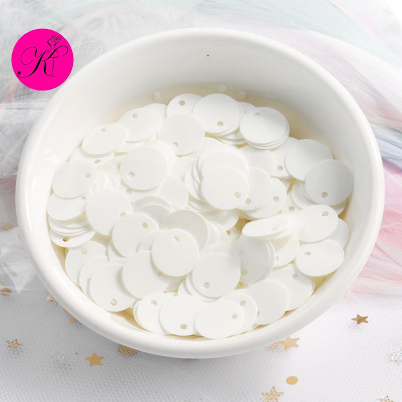 Vảy kim sa lỗ lệch đính kết váy áo, handmade(50gram)
