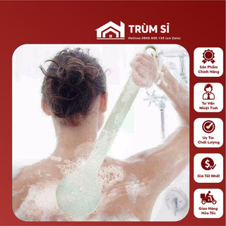 Cây bàn chải cọ lưng siêu mềm muji,cây bông tắm chà lưng