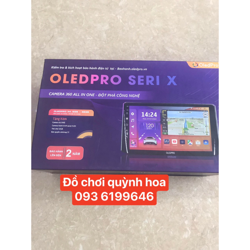 Màn Hình DVD Android Ô Tô OLEDPRO X4 ram 3gb/32gb chíp 8 nhân - Bh 18 tháng