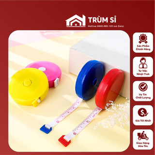 Thước dây cuộn rút có thể thu gọn tự động bằng nút bấm