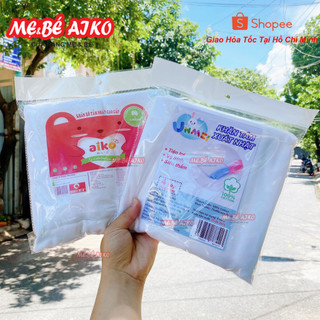 Khăn Xô, Khăn Tắm Em Bé Dày 4 lớp Xuất Nhật - AIKO/UNMEI - BỊCH 1 khăn/túi - Dùng Quấn, Lau Mình Cho Bé