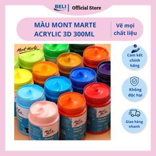 Màu acrylic 3D Mont Marte 300ml của Úc hàng cao cấp