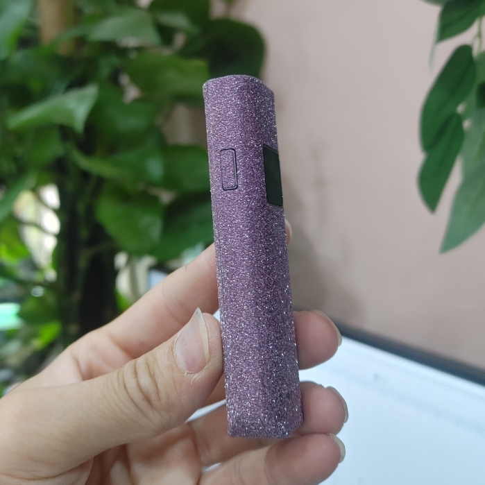 Miếng dán skin cho Xlim Pro, v1, v2, v3, SE, SQ; Riil X, Favostix; Xtal, Feelin, Oxva Origin, ... mẫu kim tuyến tím