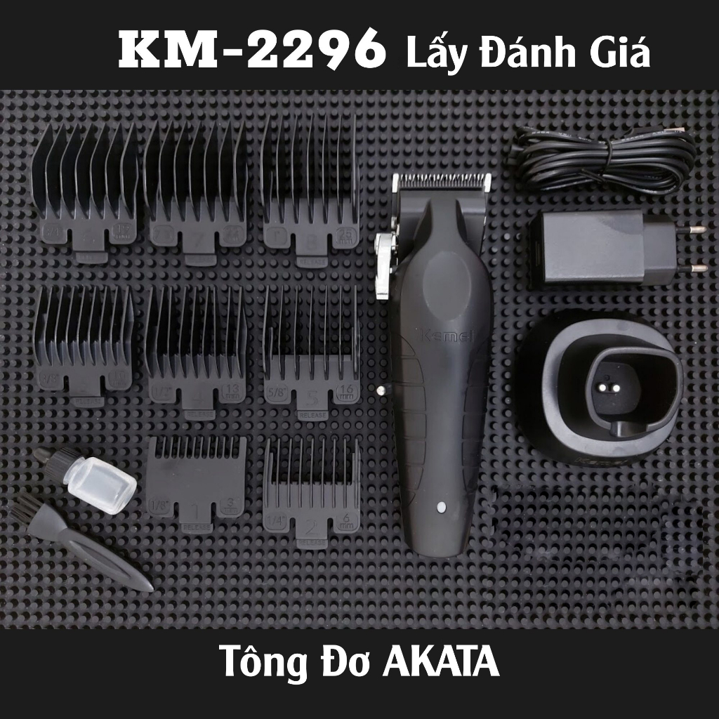 Tông đơ Kemei 2296 Và Tông đơ chấn viền Kemei 2299
