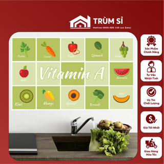 Giấy dán tường nhà bếp, miếng dán bếp chống bắn dầu mỡ, chịu nhiệt cao
