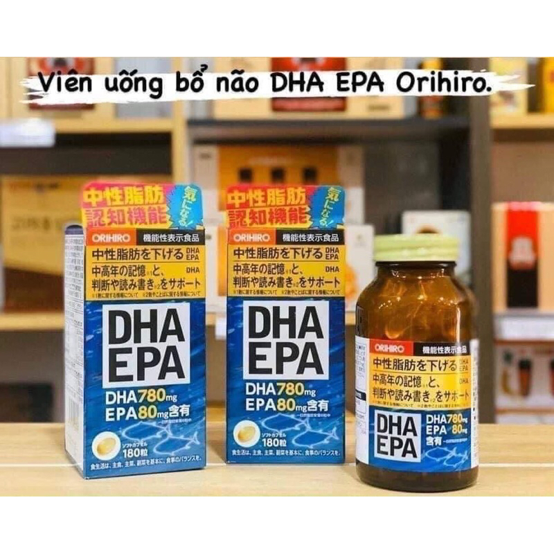 VIÊN UỐNG  BỔ NÃO DHA-EPA ORIHIRO 180 viên
