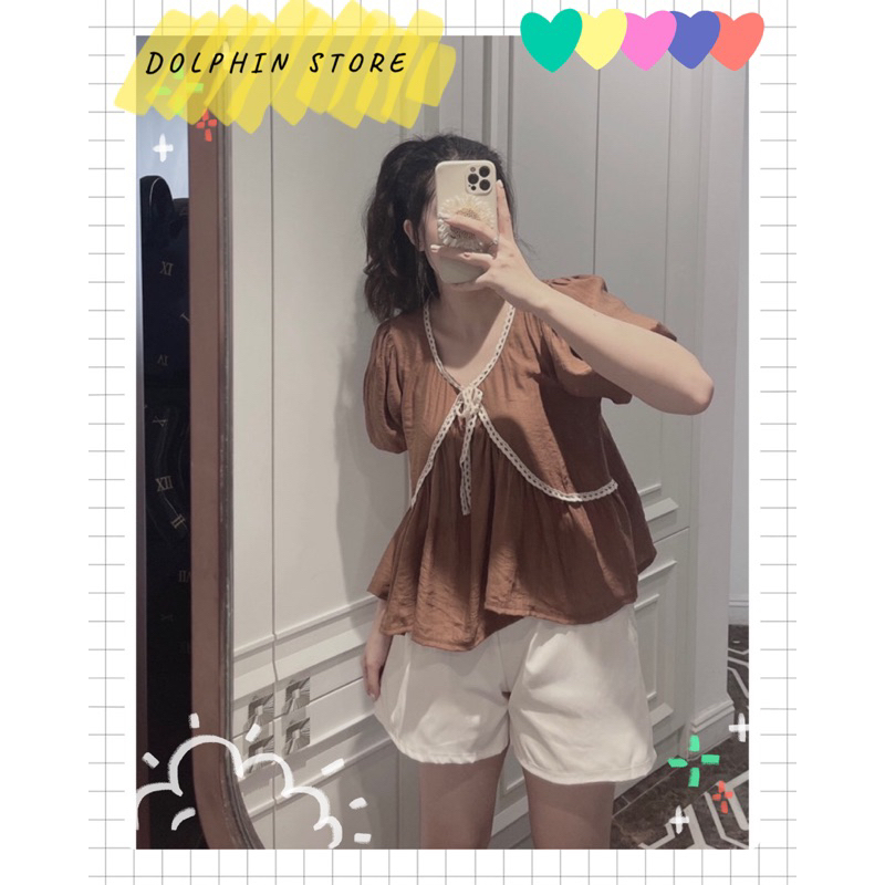 BIGSIZE Set áo babydoll kèm quần short bigsize - set babydoll bigsize