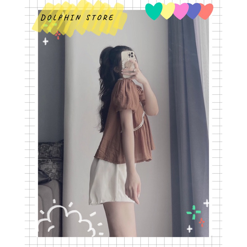 BIGSIZE Set áo babydoll kèm quần short bigsize - set babydoll bigsize