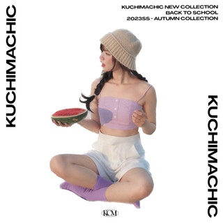 Kuchimachic - Áo Croptop kẻ, form áo nhỏ cho người dưới 48kg mã KUCR03