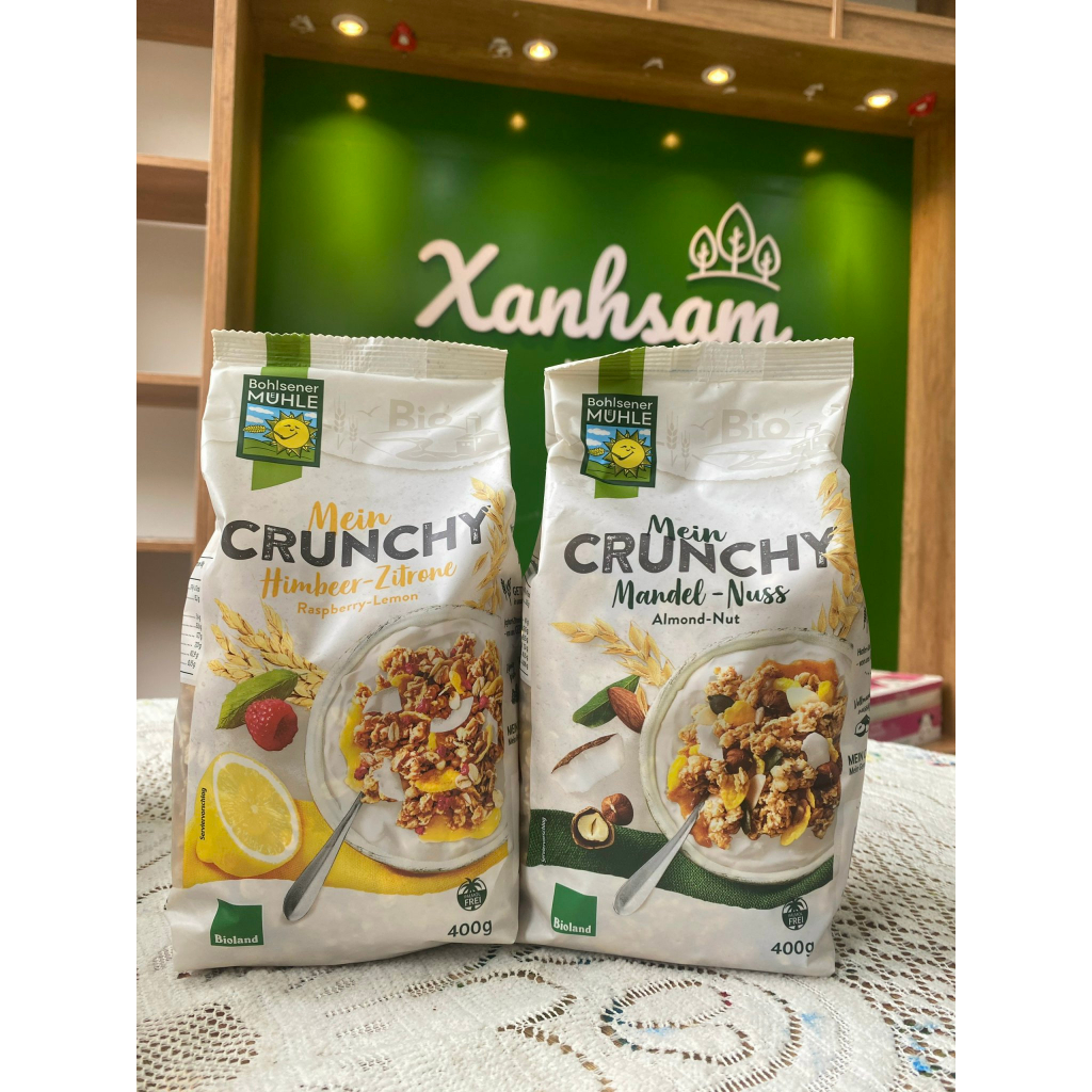 Ngũ cốc sấy giòn hữu cơ Muehle 400gr-XanhSam Natural Organic