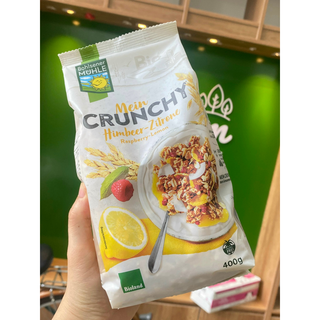 Ngũ cốc sấy giòn hữu cơ Muehle 400gr-XanhSam Natural Organic