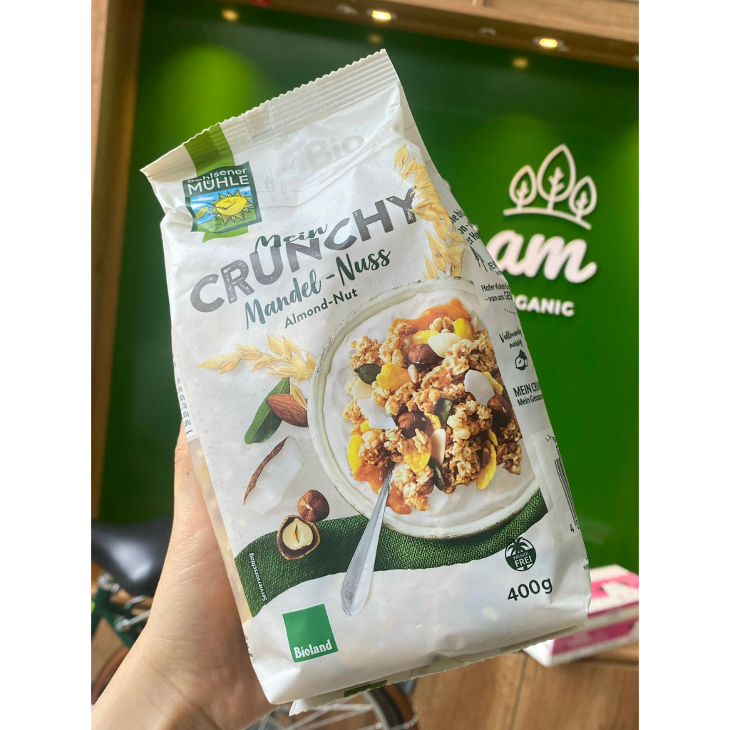 Ngũ cốc sấy giòn hữu cơ Muehle 400gr-XanhSam Natural Organic