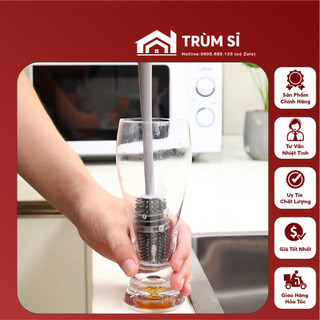 Cây cọ rửa cốc, chai lọ đa năng silicon