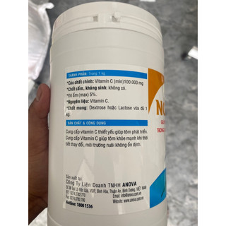 VITAMIN C 1KG , TÔM CÁ CUA ẾCH LƯƠN ỐC BABA RÙA