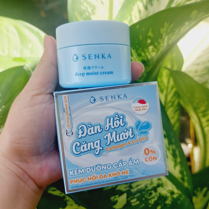 Kem dưỡng cấp ẩm chuyên sâu Senka Deep Moist Cream 50g - Doris Beauty