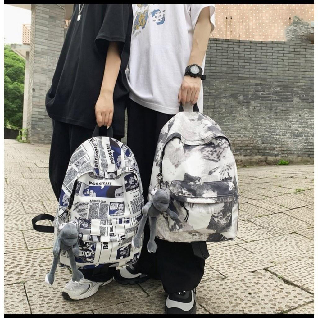 Balo chống nước xu hướng thời trang nam và nữ Unisex cá tính, ba lô đi học, đi chơi, du lịch thời trang BZ020