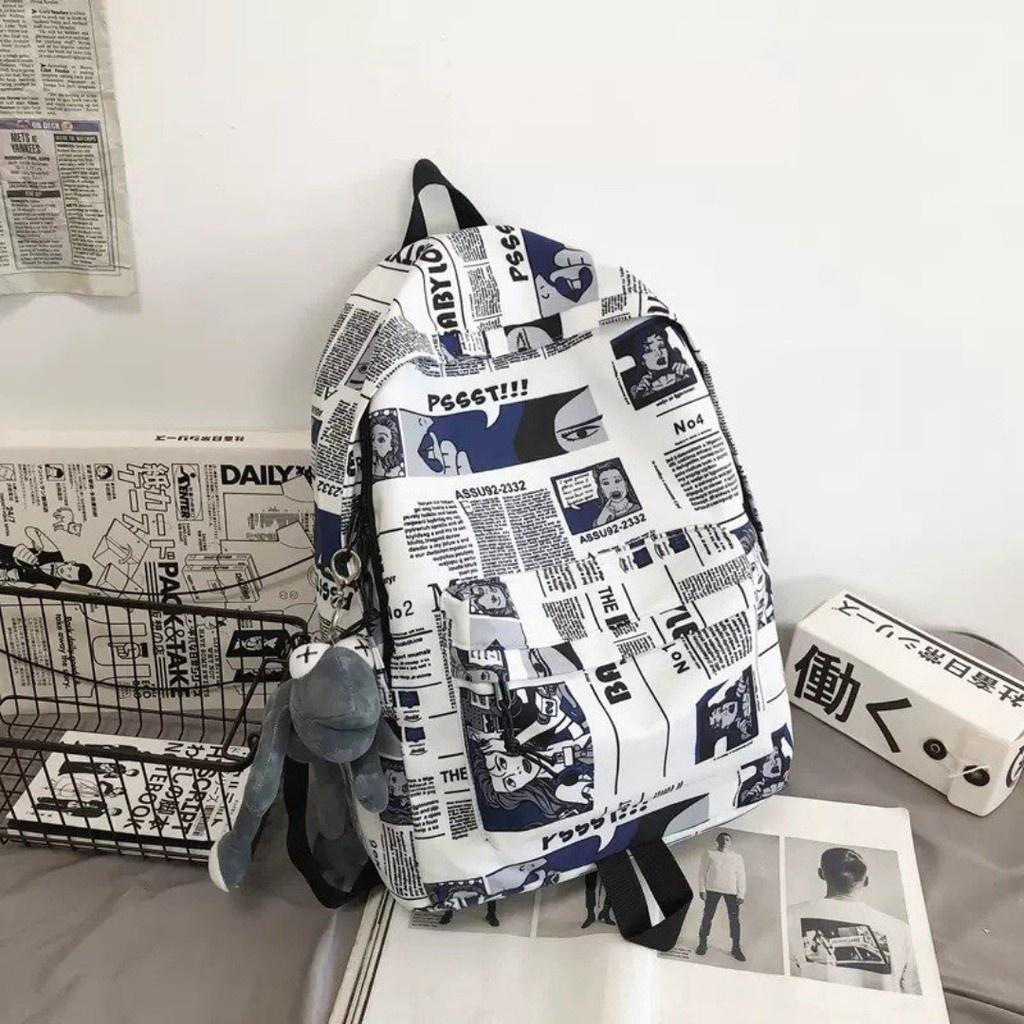 Balo chống nước xu hướng thời trang nam và nữ Unisex cá tính, ba lô đi học, đi chơi, du lịch thời trang BZ020