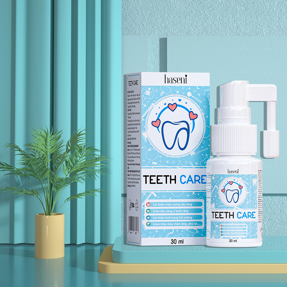 Xịt chống sâu răng Haseni 30ml giảm hôi miệng,sâu sún răng,an toàn làm sạch răng.xịt chống sâu răng cho bé