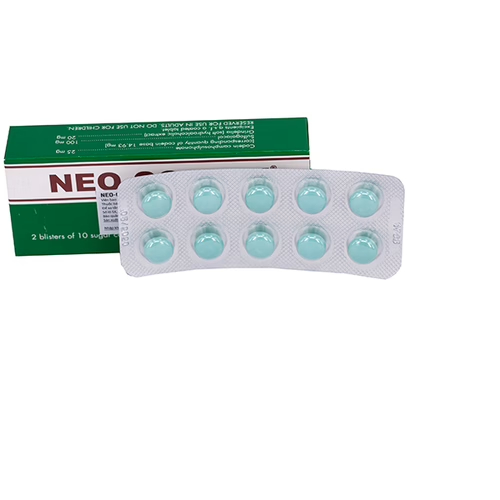 Viên giảm ho pháp Néo-codíon ,Hộp 2 vỉ 20 viên