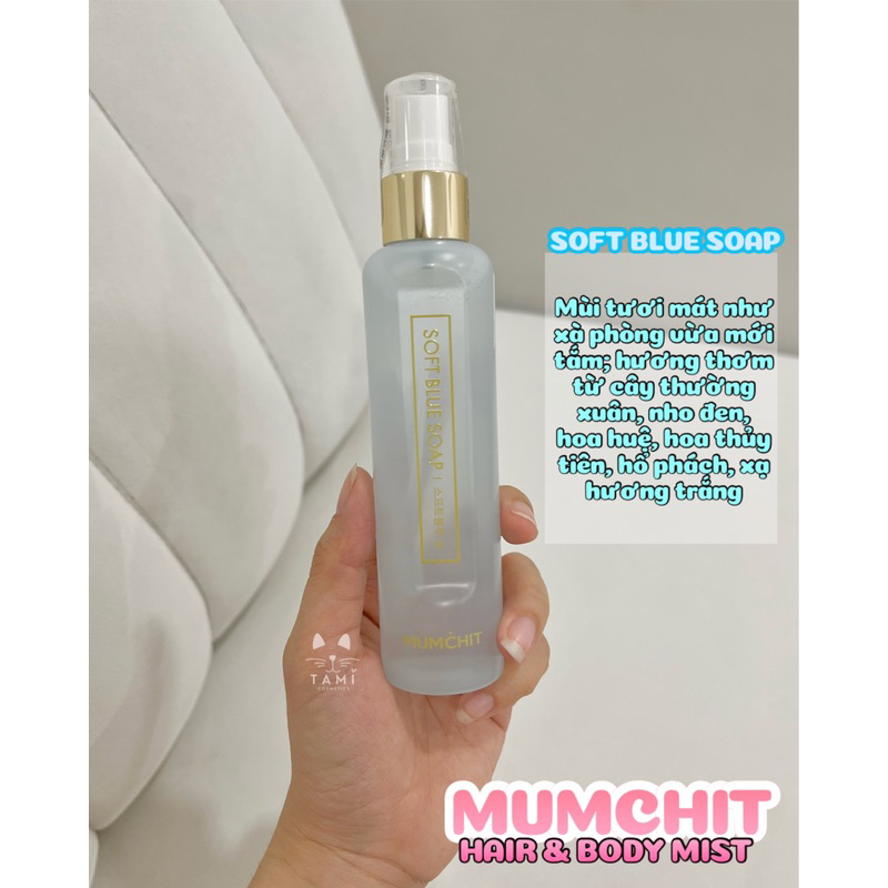 Xịt Thơm Cơ Thể & Tóc Hương Nước Hoa Mumchit Hair & Body Mist