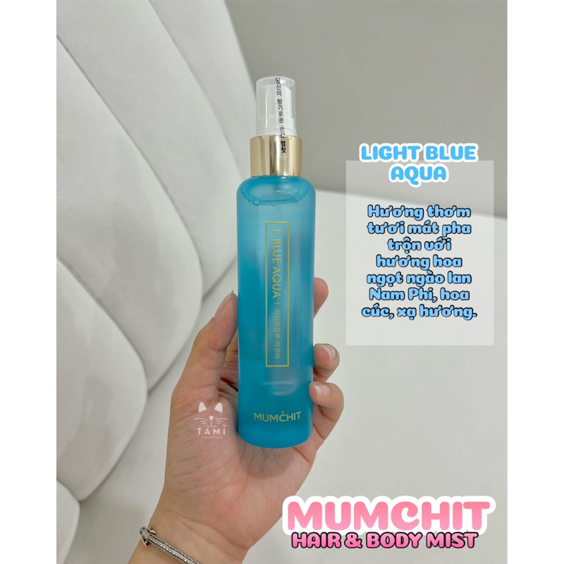 Xịt Thơm Cơ Thể & Tóc Hương Nước Hoa Mumchit Hair & Body Mist