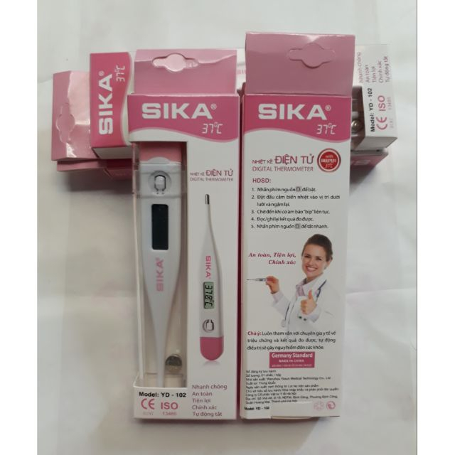 Nhiệt Kế Điện Tử SIKA Dùng Để Đo Thân Nhiệt Cho Gia Đình - Nhiệt kế điện tử Sika SD169
