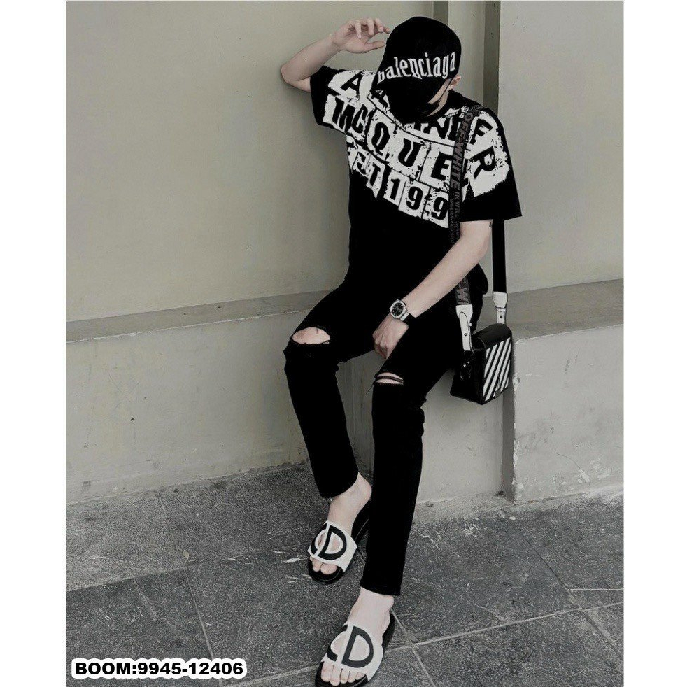 Áo thun DSQ khóa kéo Chirtian , áo phông mùa hè  hottrend áo thun bo cổ nam nữ