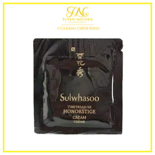 Kem trẻ hoá sâm đen linh chi đỏ Sulwhasoo Timetreasure Honorstire 1 gói (1ml)