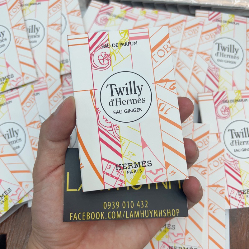 Vial Nước hoa Nữ TWILLY D'HERMES EDP - TUTTI - EAU GINGER 2ml