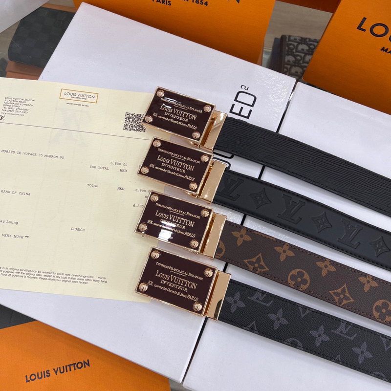 Thắt Lưng LV nam da mềm cao cấp - Dây lưng lv da pu cao cấp.