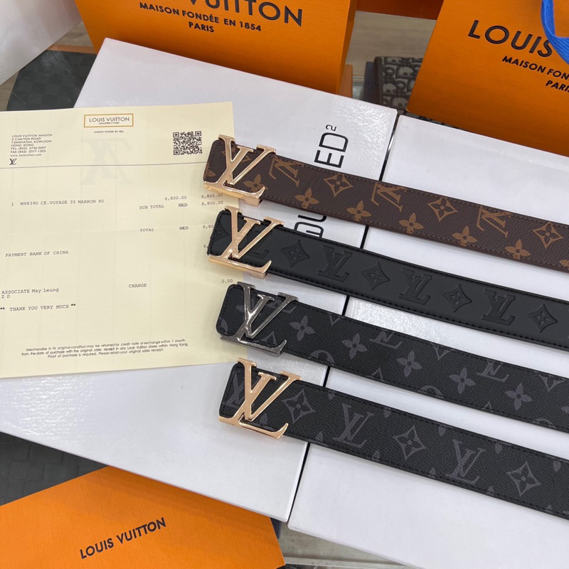 Thắt Lưng LV nam da mềm cao cấp - Dây lưng lv da pu cao cấp.