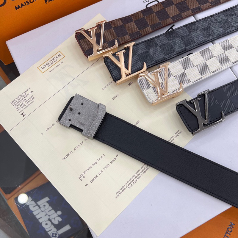 Thắt Lưng LV nam da mềm cao cấp - Dây lưng lv da pu cao cấp.